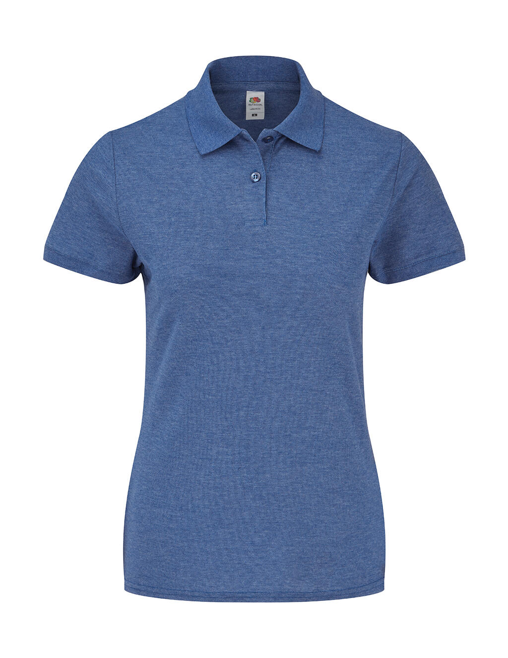 Polo feminino 65/35 - R6 - Retro Heather Royal