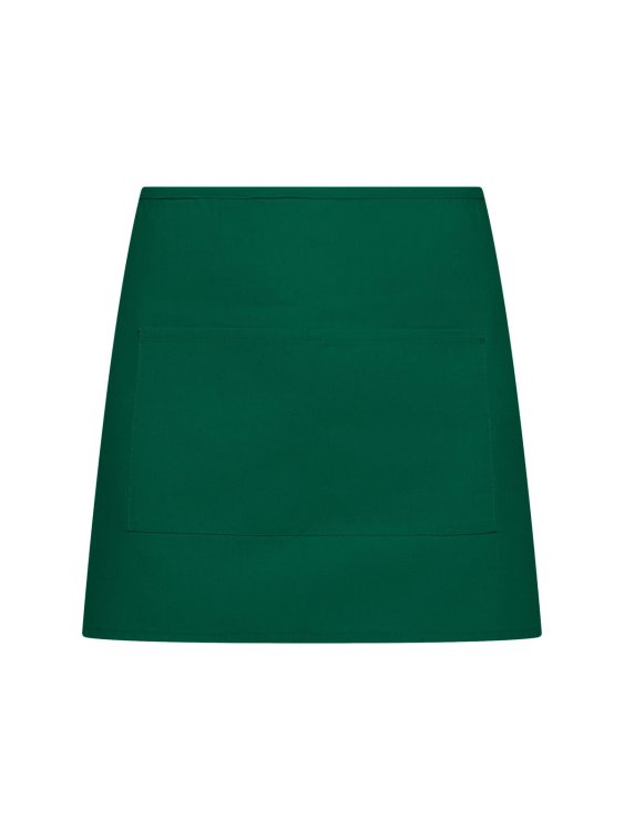 Avental básico de meio corpo com bolso - BG - Verde-Garrafa