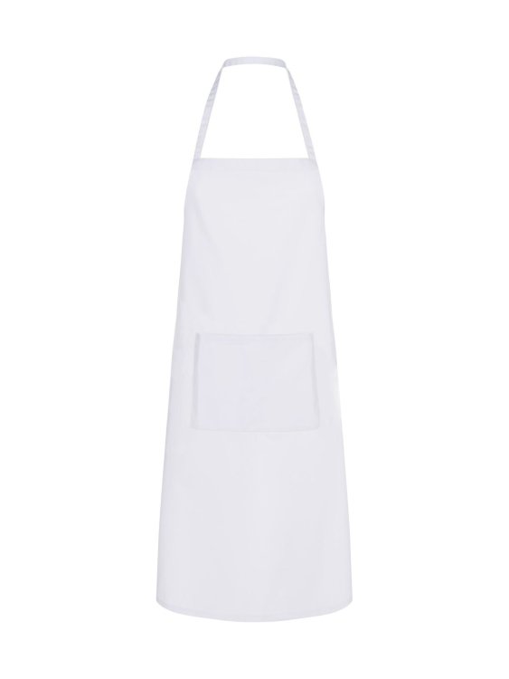 Avental básico com bolso - WH - Branco