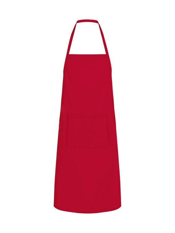 Avental básico com bolso - RD - Vermelho