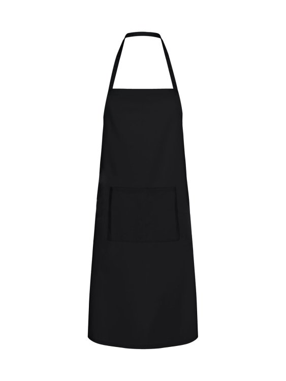 Avental básico com bolso - BK - Preto