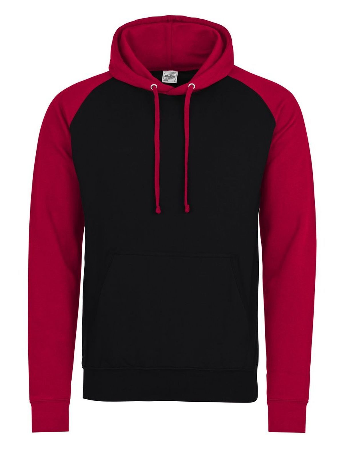 Moletom de beisebol - JBLFIR - PRETO JATO/VERMELHO FOGO
