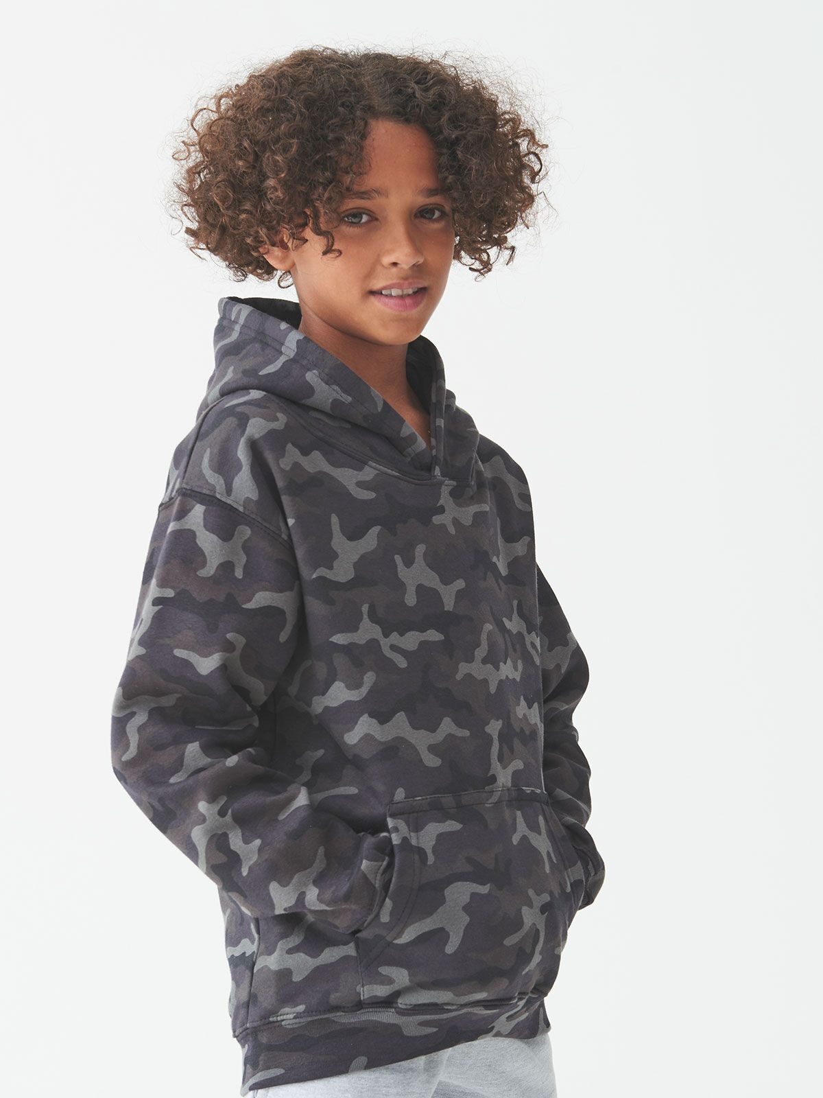 Moletom infantil camuflado