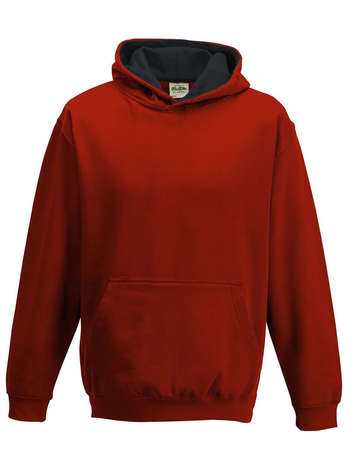Moletom Universitário Infantil - FIRJBL - VERMELHO FOGO/PRETO JATO