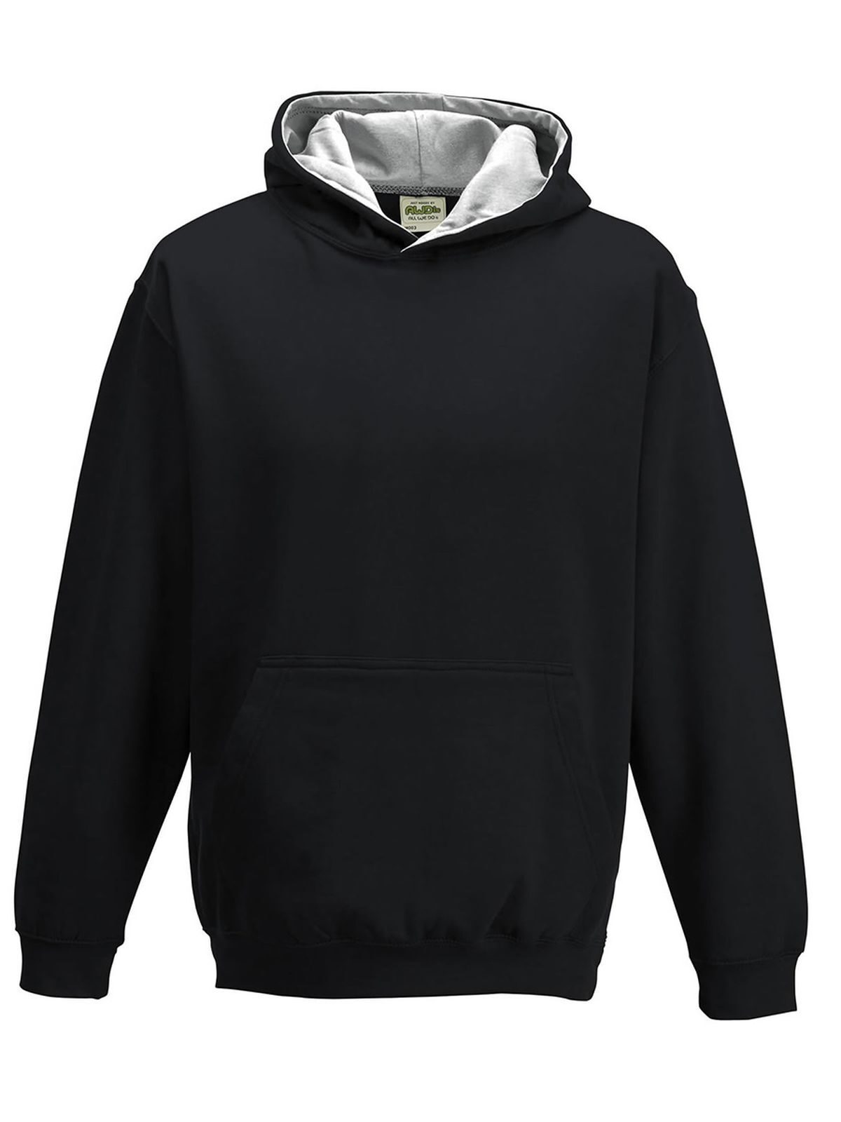 Moletom Universitário Infantil - JBLHGR - PRETO JATO/CINZA MESCLA