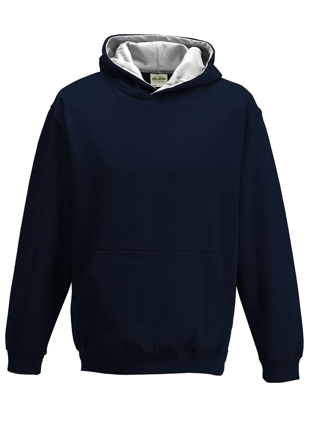 Moletom Universitário Infantil - NFNHGR - NOVO AZUL MARINHO FRANCÊS/CINZA MESCLA