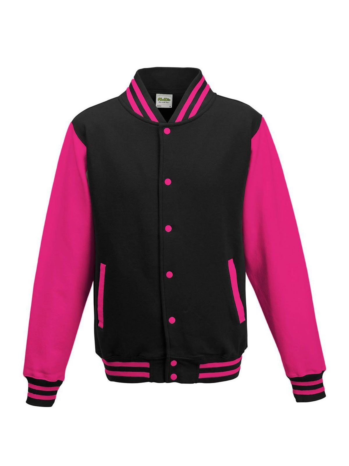 Jaqueta universitária - JBLHPK - PRETO JATO/ROSA PINK