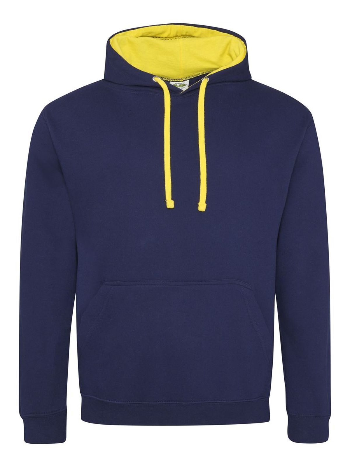 Moletom universitário - OXN/SUY - Azul Marinho Oxford/Amarelo Sol