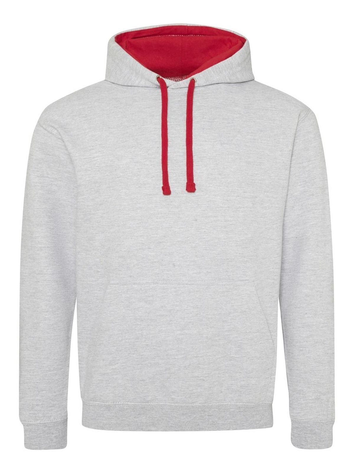 Moletom universitário - HGRFIR - CINZA URZA/VERMELHO FOGO