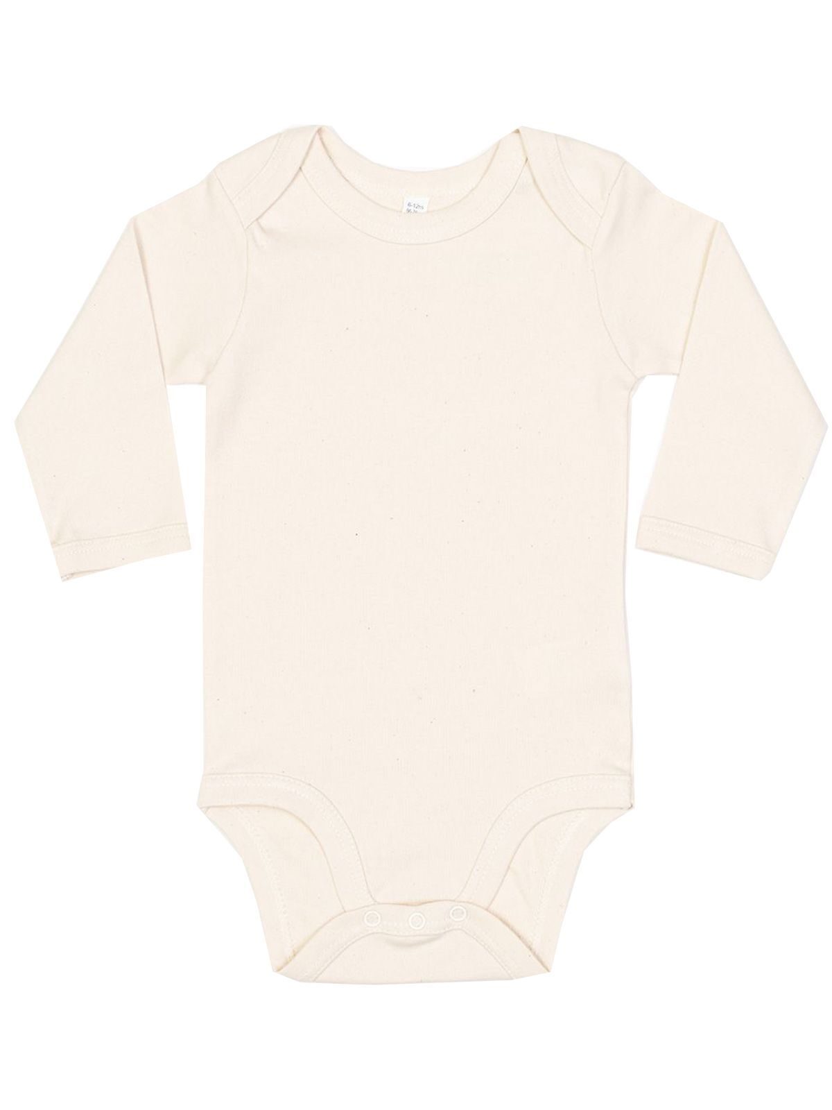 Body de manga comprida para bebê - 008 - Orgânico Natural
