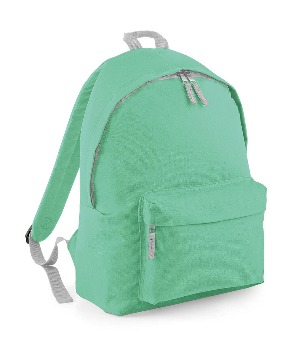 Mochila de moda original - MIN - Verde menta/Cinza claro