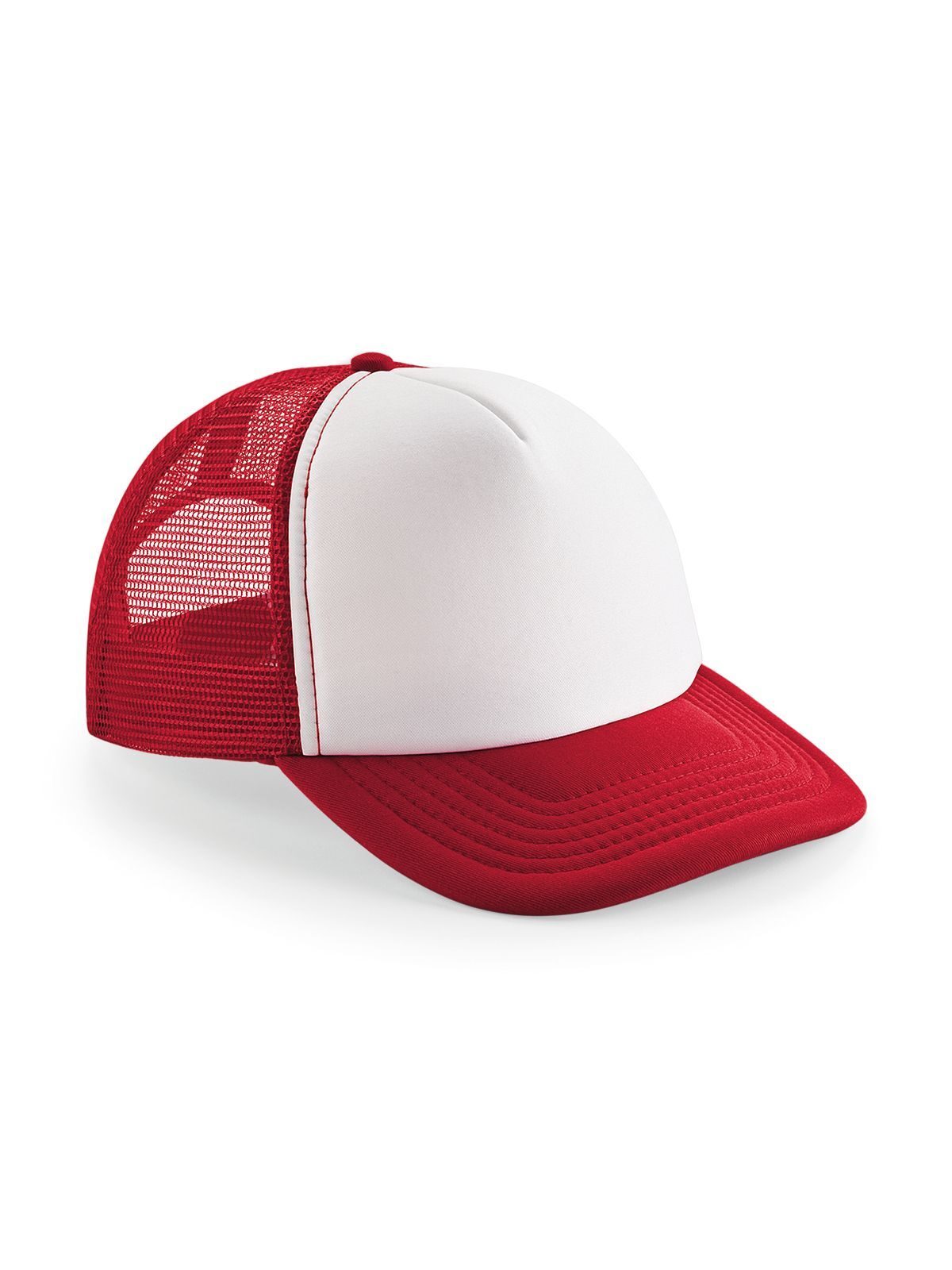 Boné Trucker Vintage Snapback - CSRW - Clássico vermelho/branco