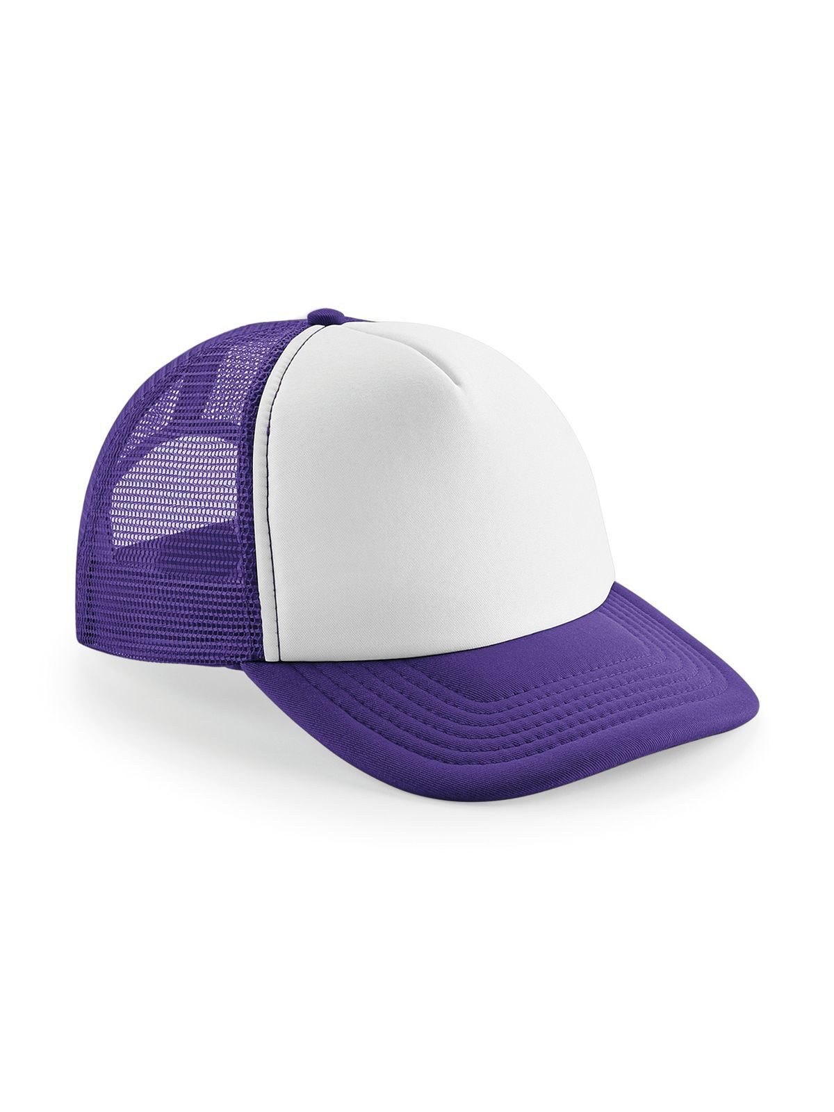 Boné Trucker Vintage Snapback - PURW - Roxo/branco