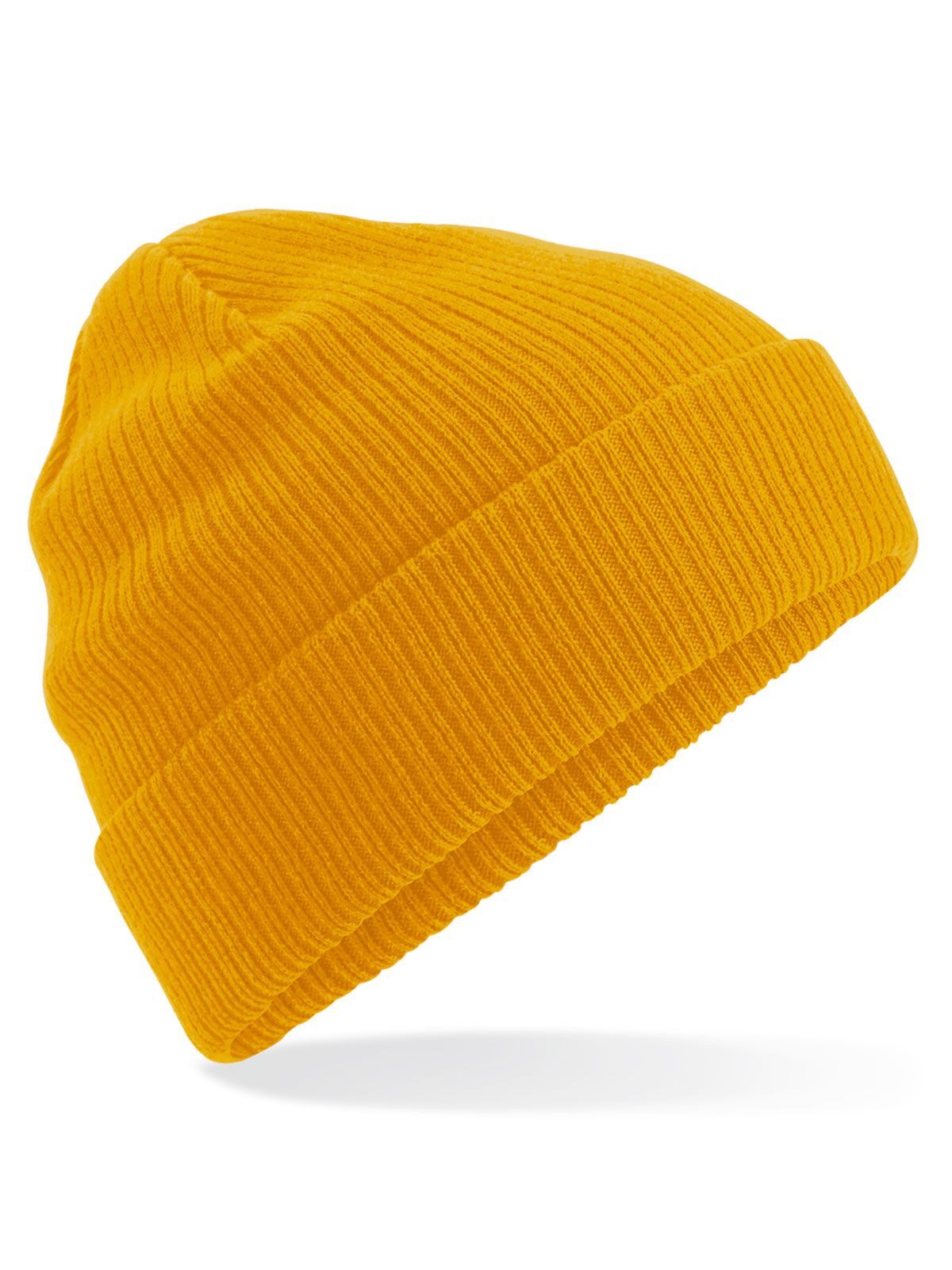 Gorro de algodão orgânico - MUS - Mostarda