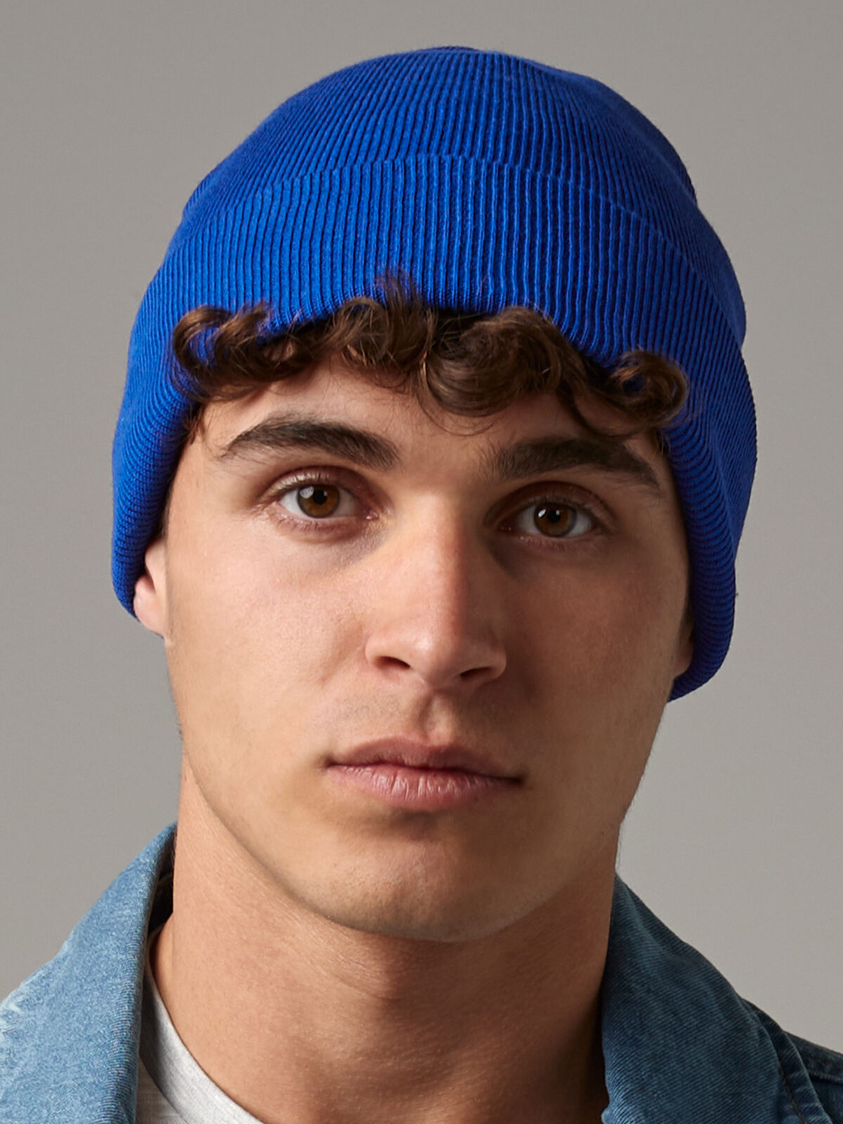 Gorro de algodão orgânico original com punho dobrável