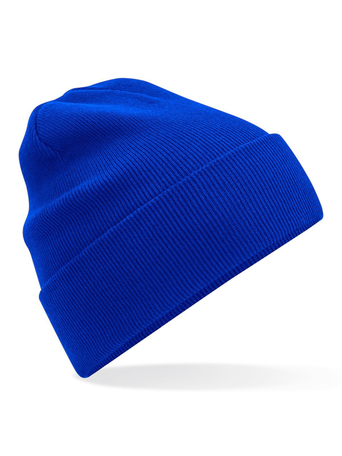 Gorro de algodão orgânico original com punho dobrável - BRO - Brilhante Royal