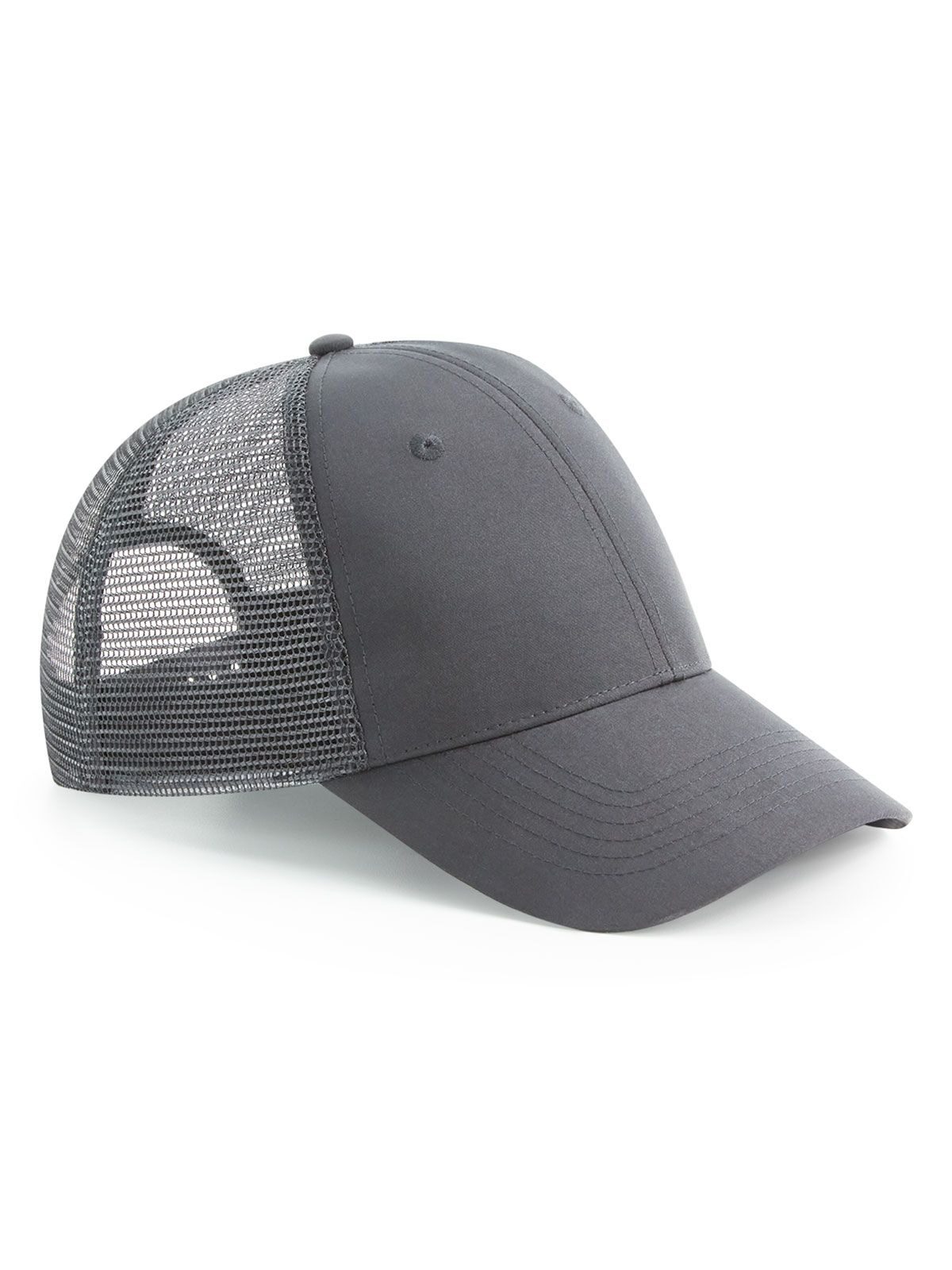 Boné Trucker Snapback de 6 Painéis Urbanwear Reciclado - GPH - Cinza grafite