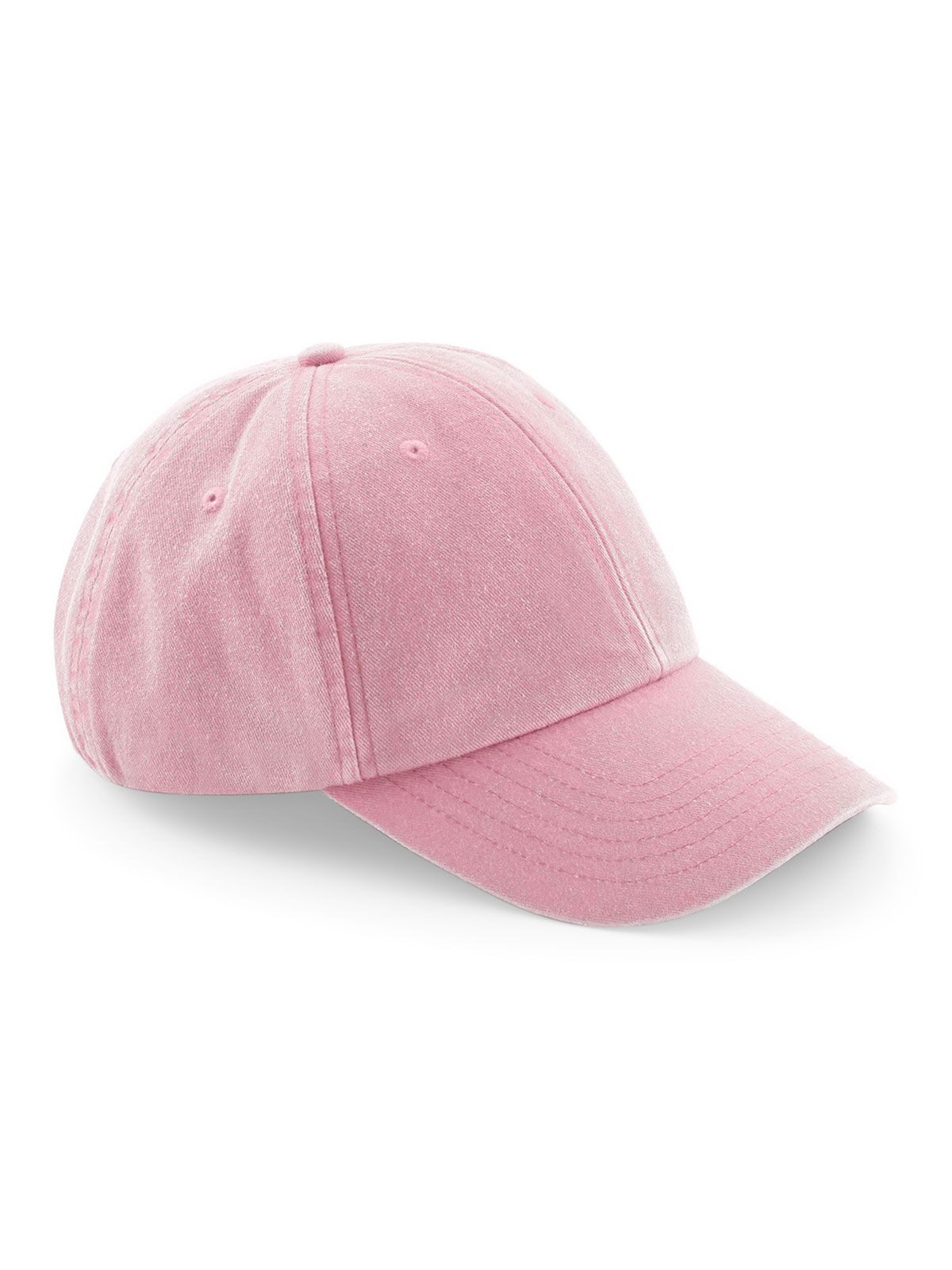 Boné vintage de perfil baixo - VDP - Rosa escuro vintage