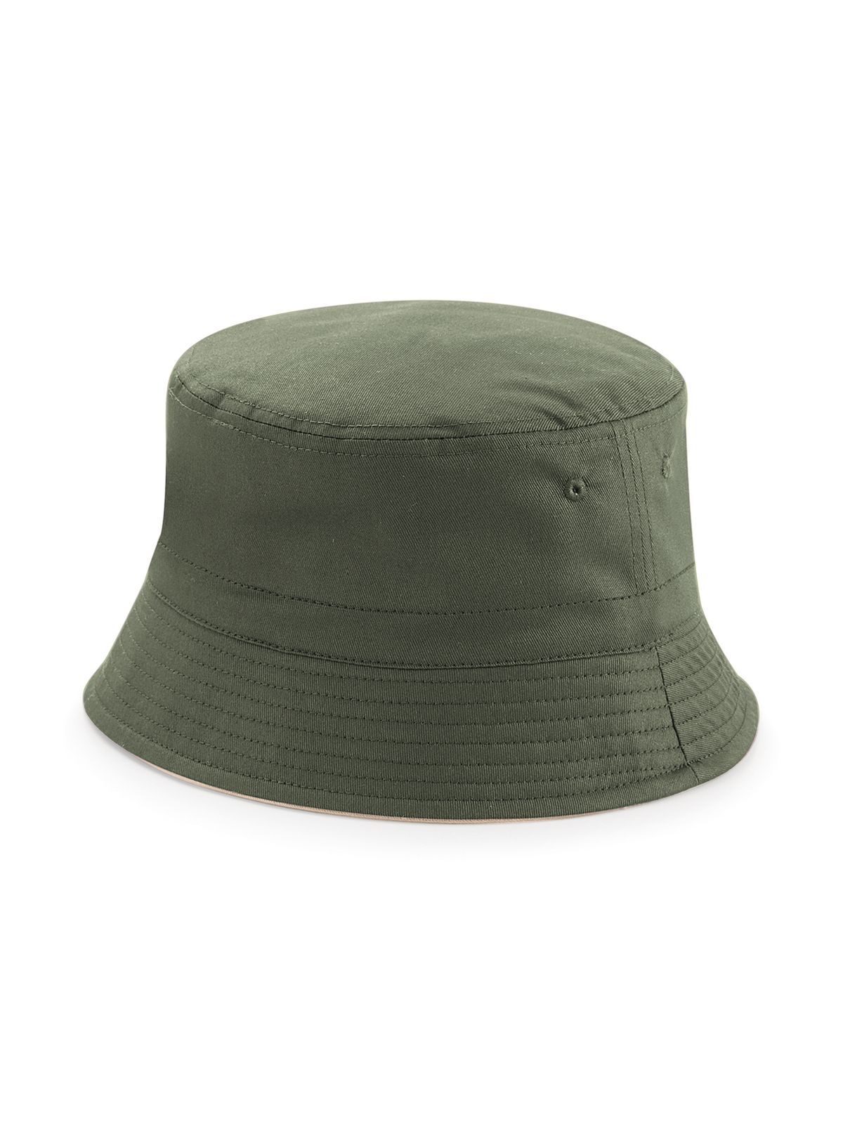 Chapéu Bucket Reversível - OLIS - Verde-oliva/pedra