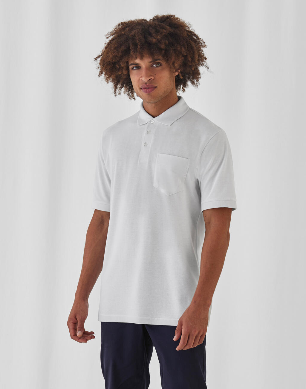 Polo unissex Safran Pocket - 101 - Preto