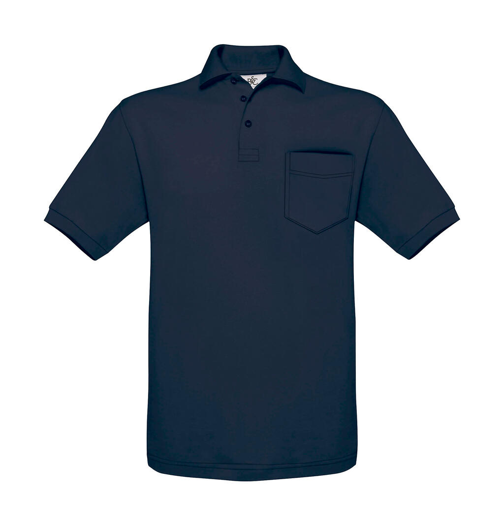 Polo unissex Safran Pocket - 200 - Marinha