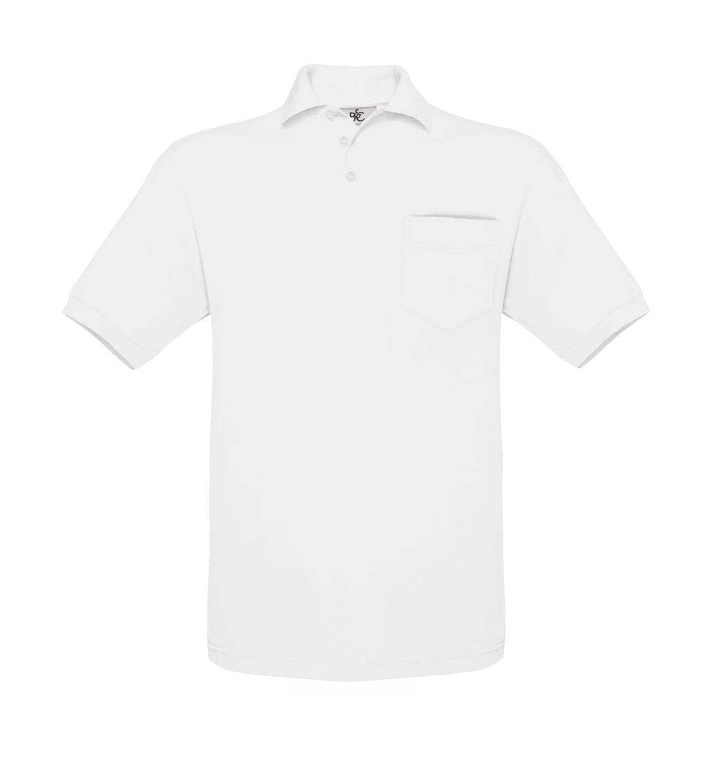 Polo unissex Safran Pocket - 000 - Branco