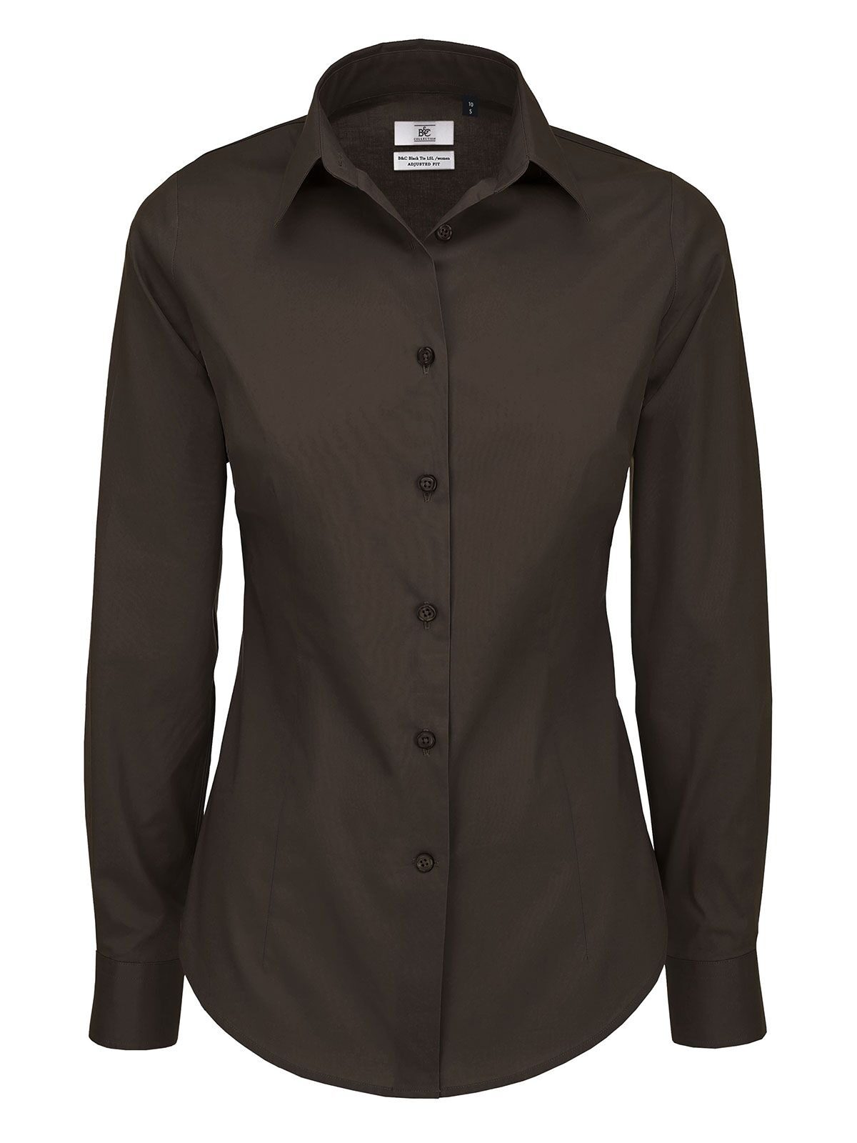 Black Tie LSL /Mulheres - CB146 - Grão de Café