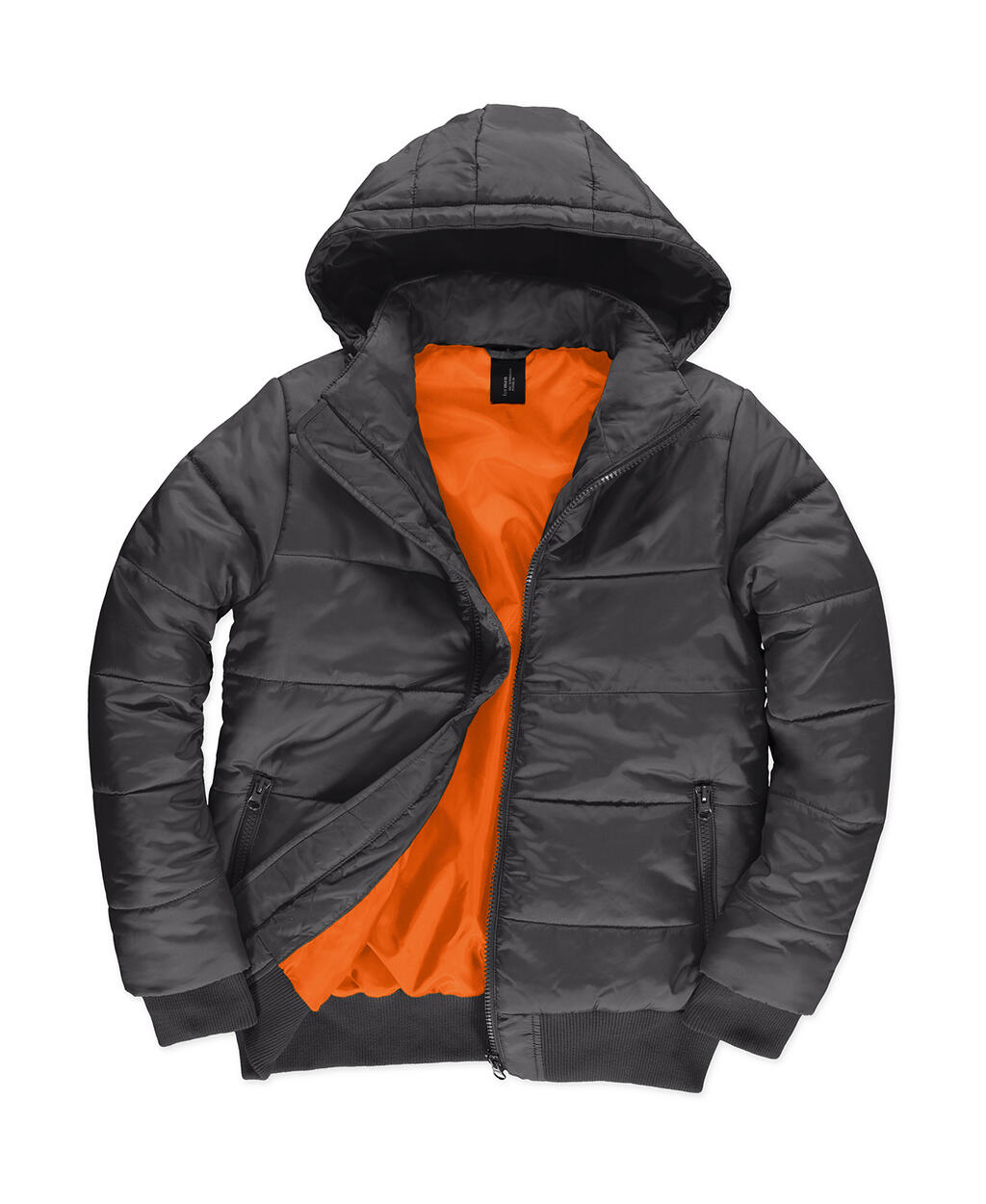 Jaqueta masculina Superhood - 170 - Cinza escuro/Laranja neon