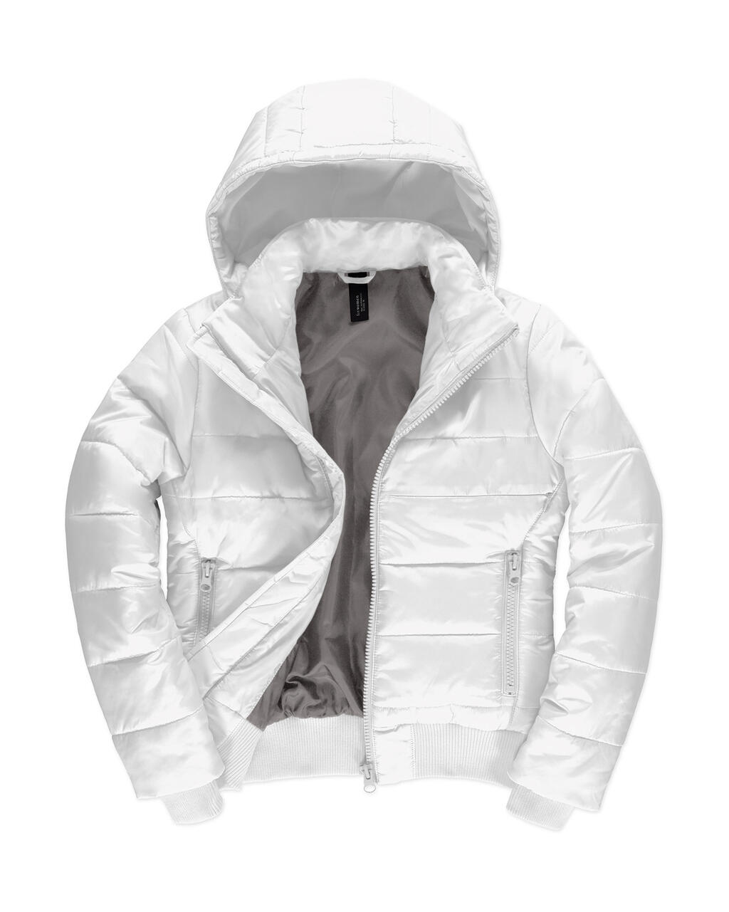 Jaqueta feminina Superhood - 072 - Branco/Cinza Quente