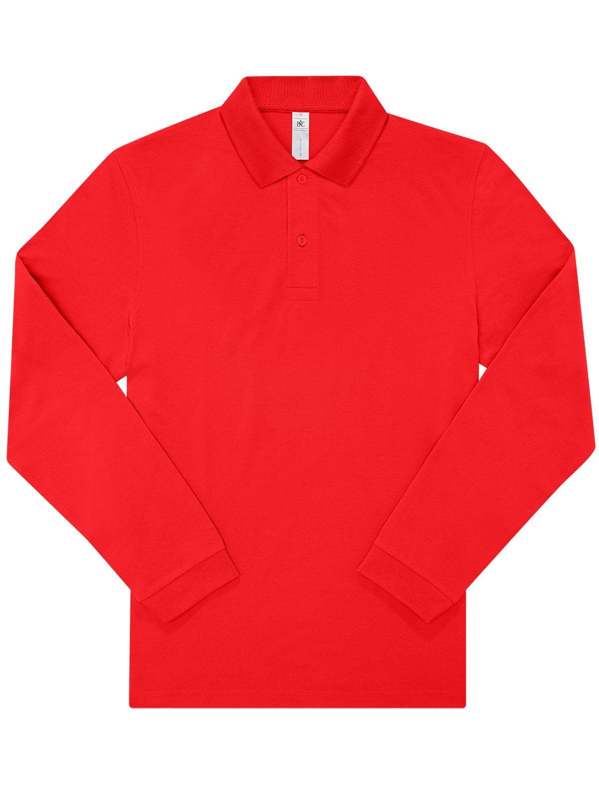 Minha camisa polo 180 de manga comprida - RE004 - Vermelho