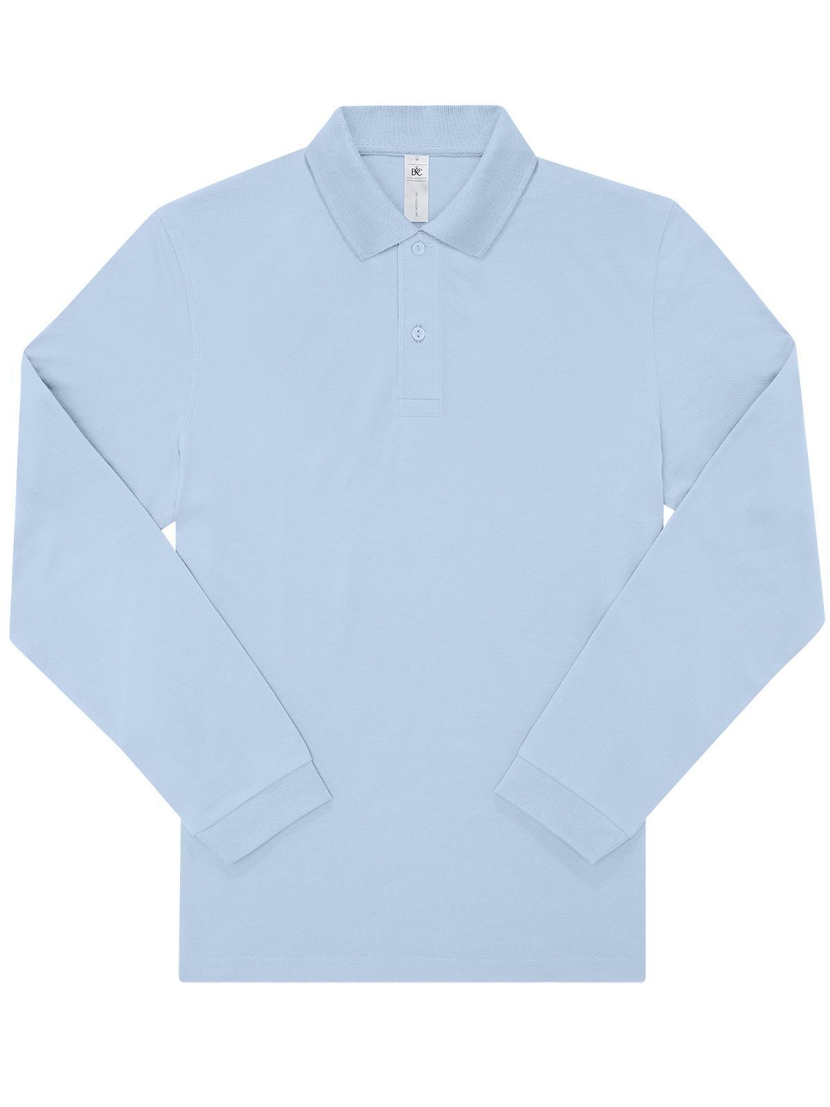 Minha camisa polo 180 de manga comprida - BB406 - Azul Blush
