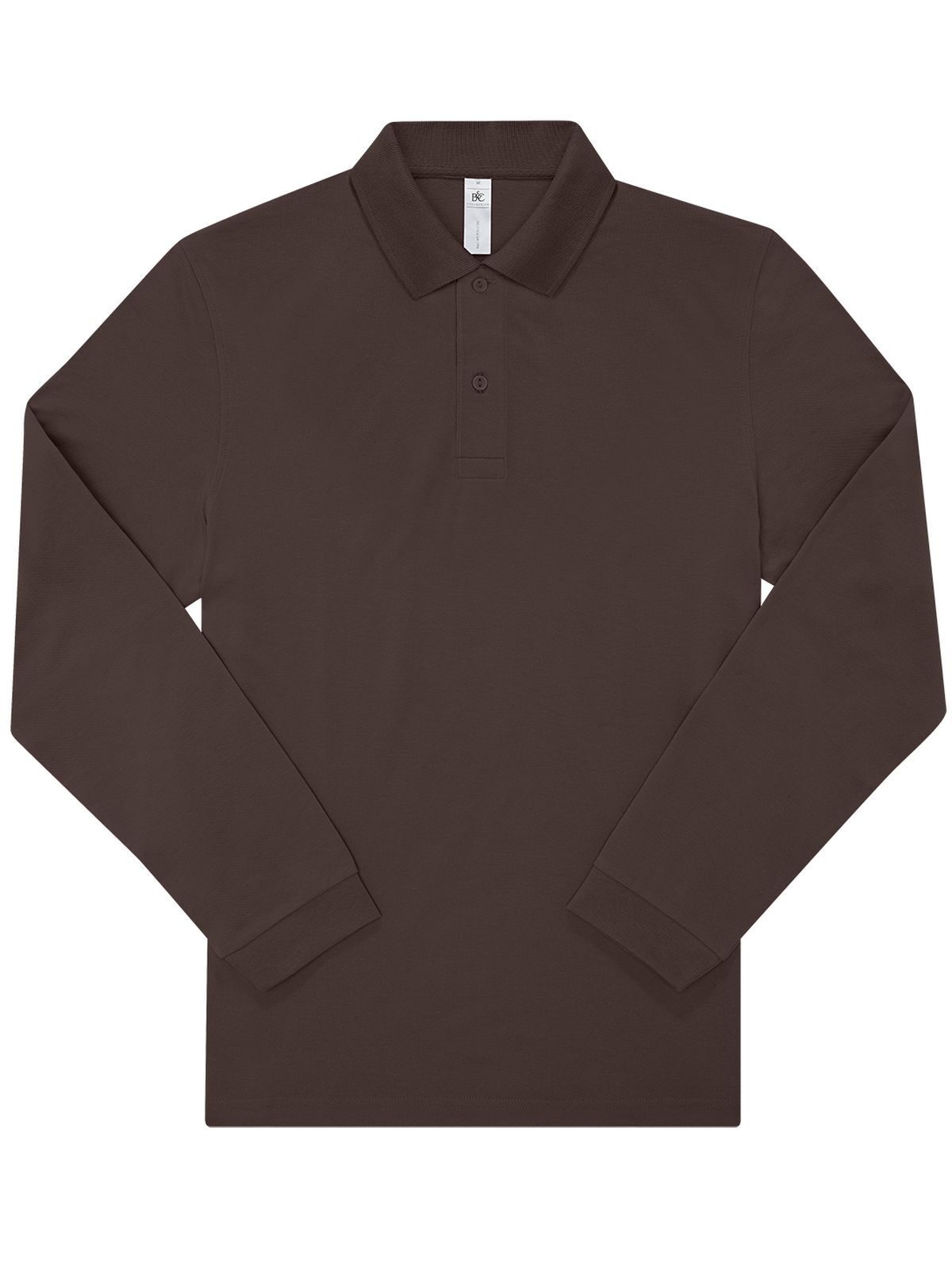 Minha camisa polo 180 de manga comprida - RC142 - Café Torrado
