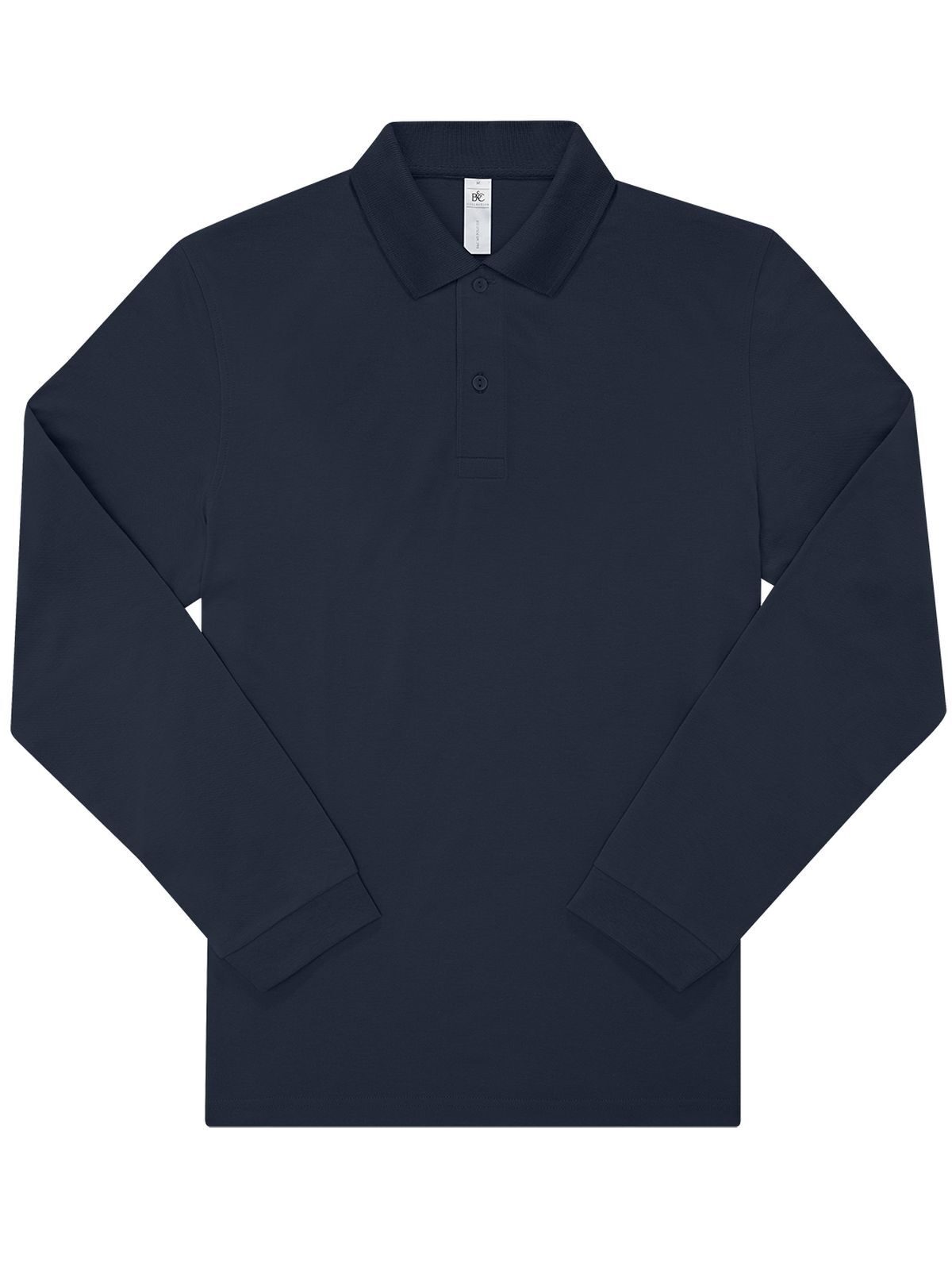Minha camisa polo 210 de manga comprida - NA003 - Marinha