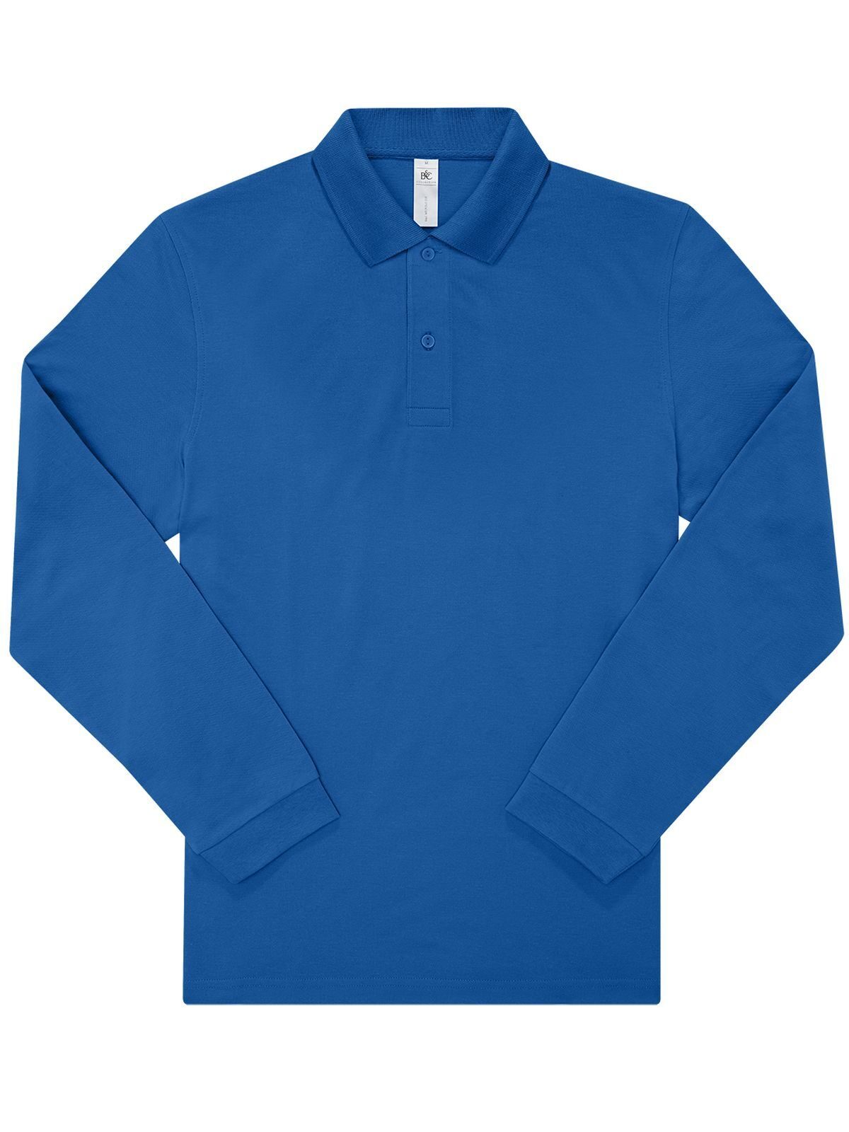 Minha camisa polo 210 de manga comprida - RB450 - Azul Royal