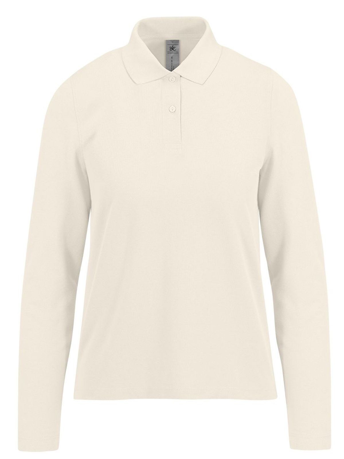 Camisa Polo 180 de Manga Comprida / Feminina - OW101 - Branco Off-White