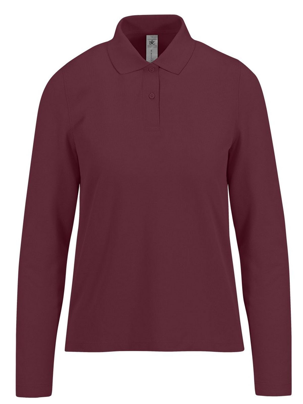 Camisa Polo 180 de Manga Comprida / Feminina - BU370 - Borgonha