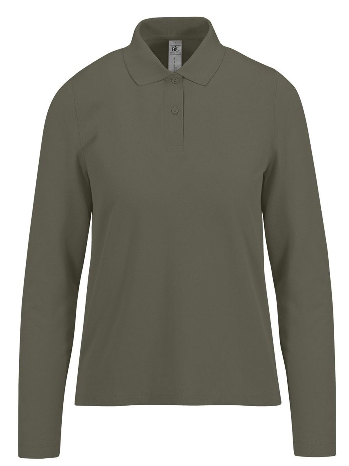 Camisa Polo 180 de Manga Comprida / Feminina - CG554 - Verde Camuflado