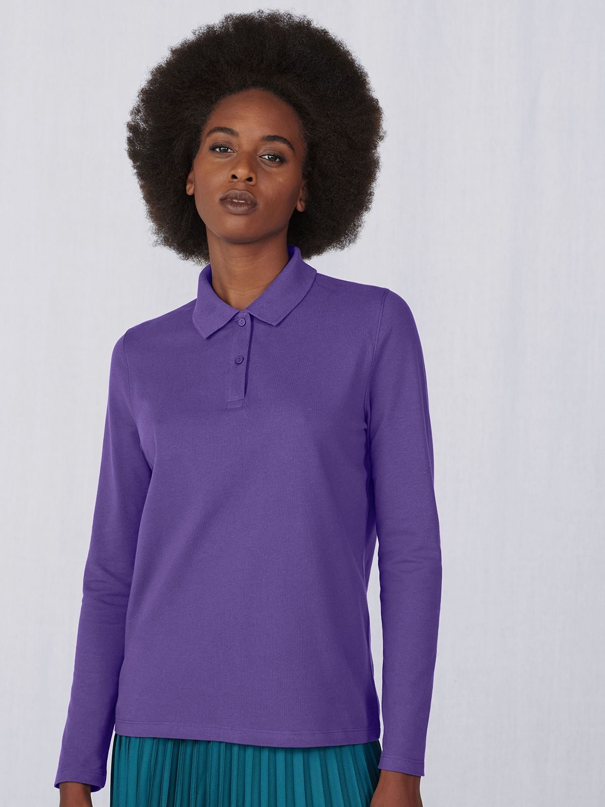 Camisa Polo 180 de Manga Comprida / Feminina