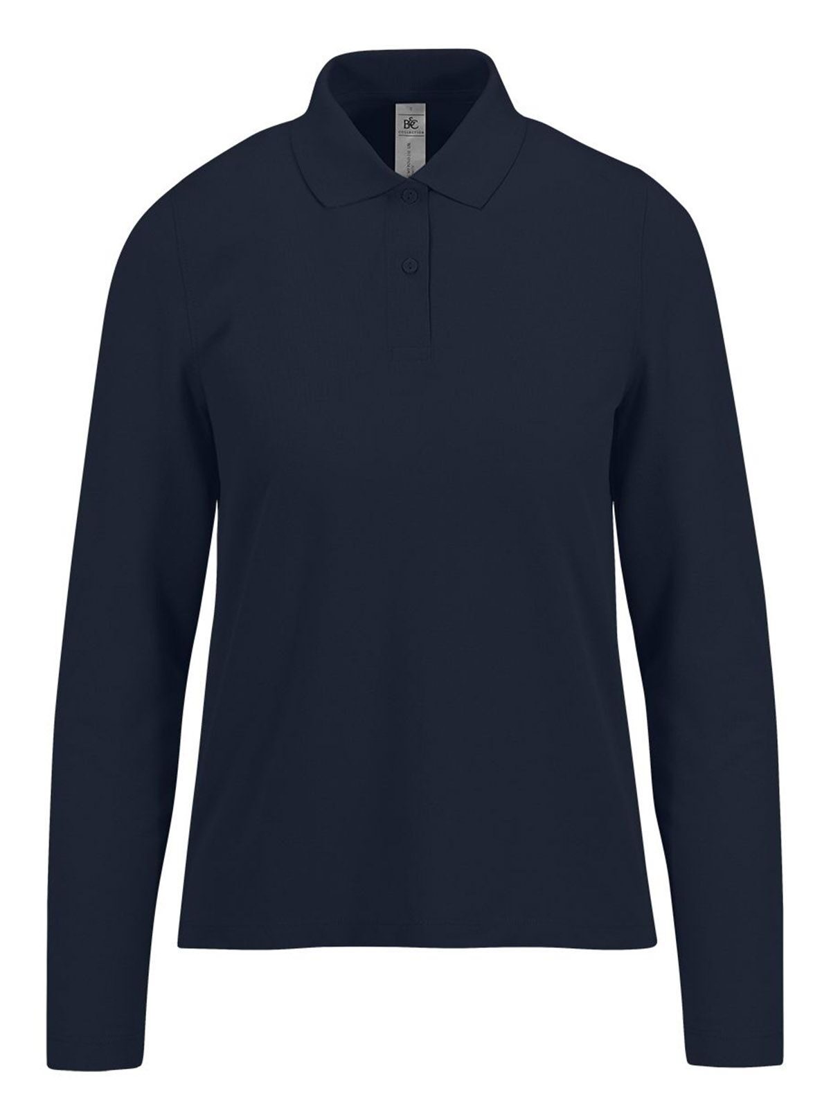Camisa Polo 210 de Manga Comprida / Feminina - NA003 - Marinha