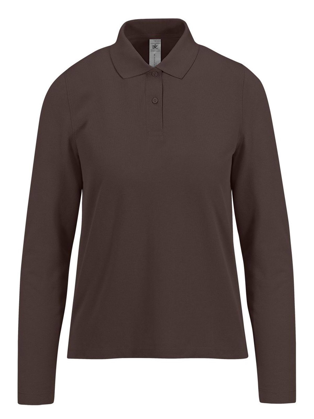 Camisa Polo 210 de Manga Comprida / Feminina - RC142 - Café Torrado