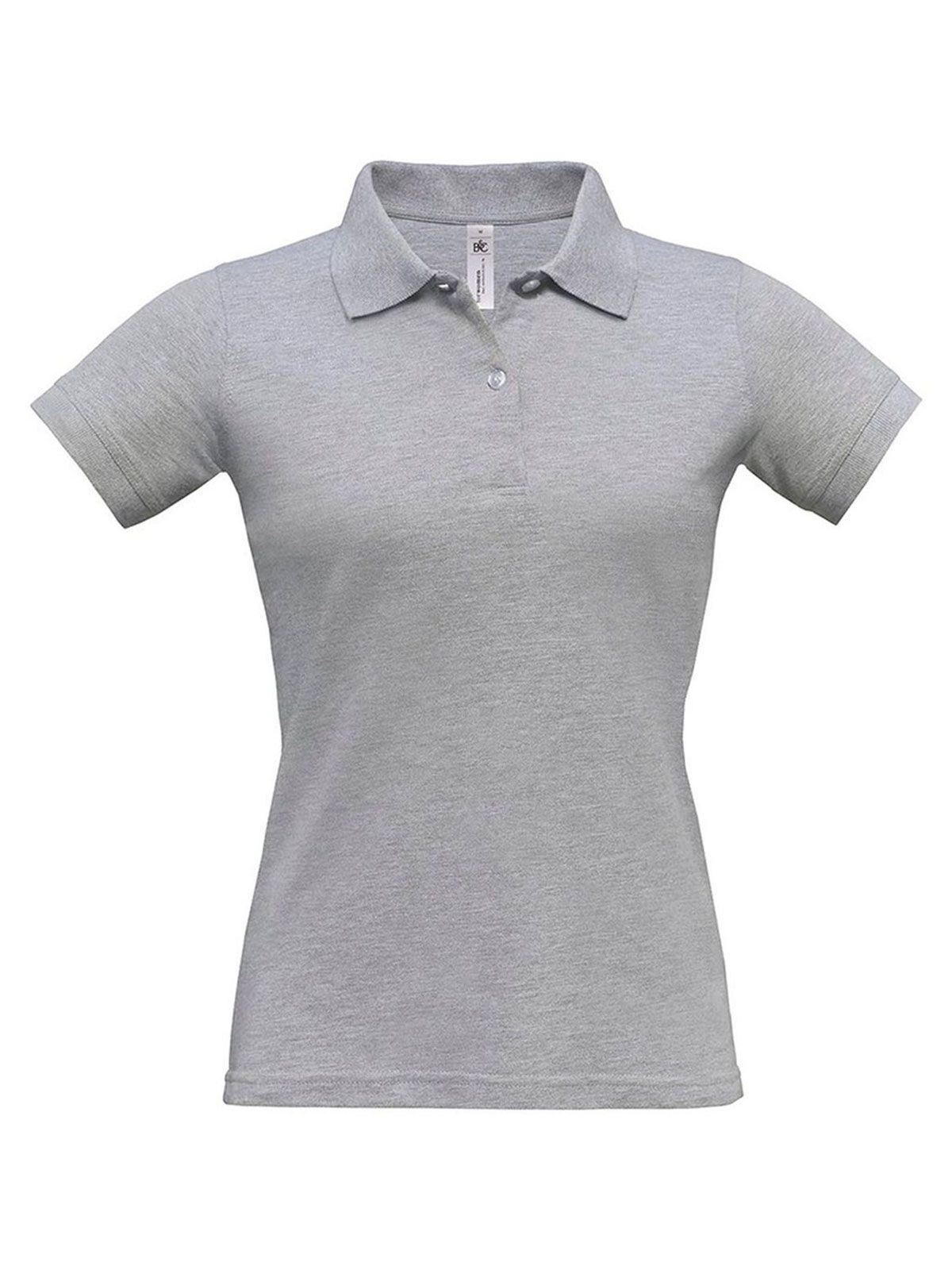 Polo feminina Safran Pure - HG610 - Cinza Mesclado
