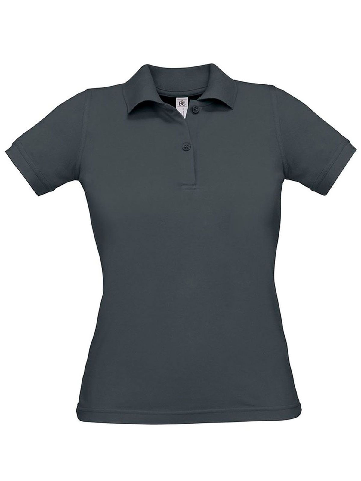 Polo feminina Safran Pure - DG670 - Cinza Escuro