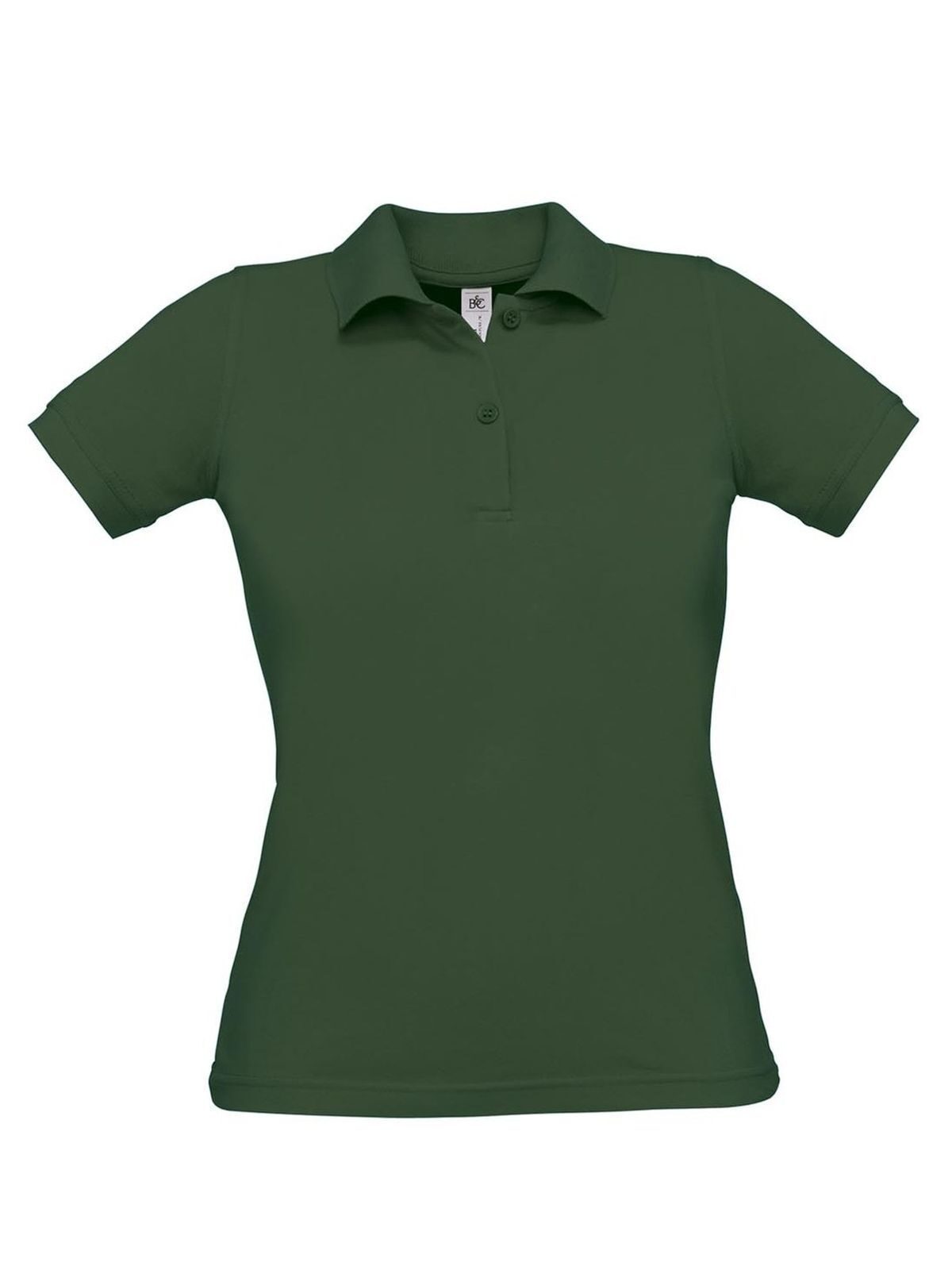 Polo feminina Safran Pure - BG540 - Verde Garrafa