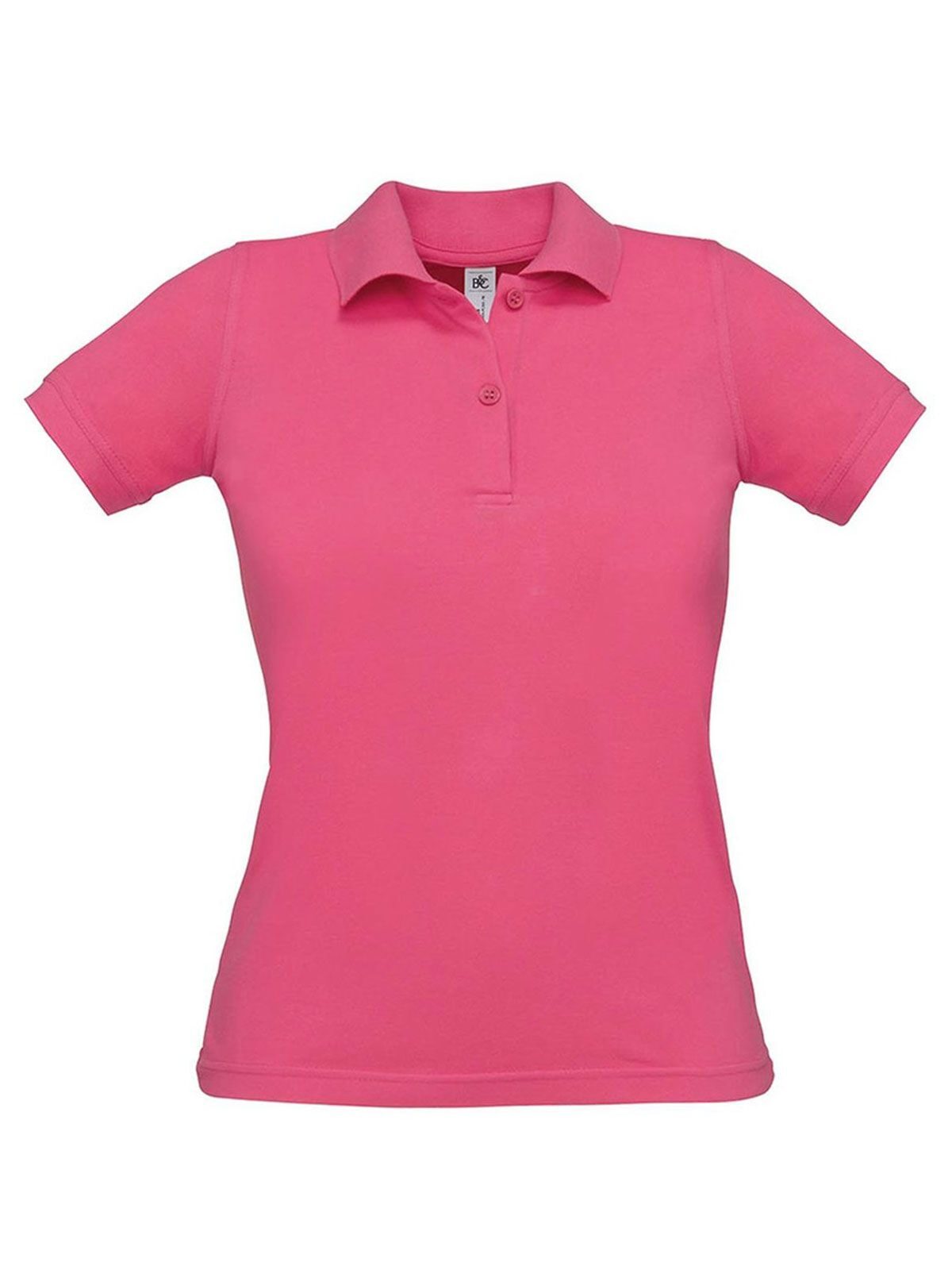 Polo feminina Safran Pure - FU310 - Fúcsia