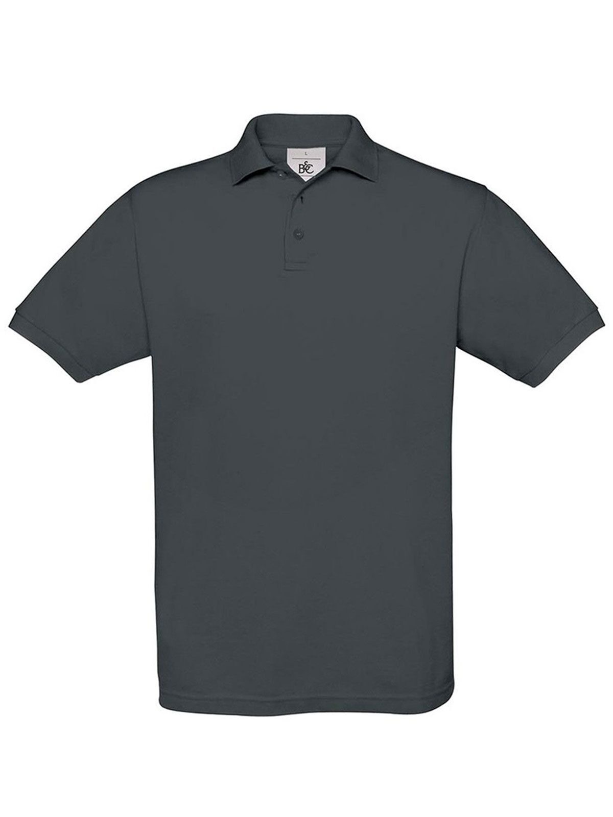 Polo unissex Safran - DG670 - Cinza Escuro