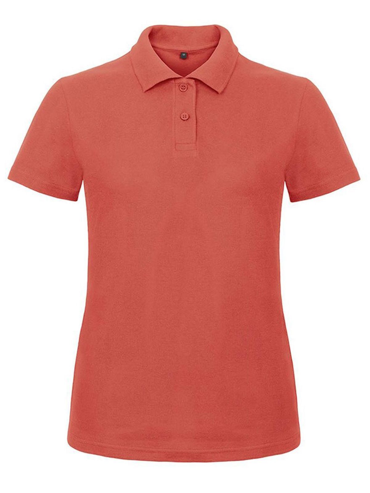Polo feminina ID.001 - PC984 - Coral Pixel