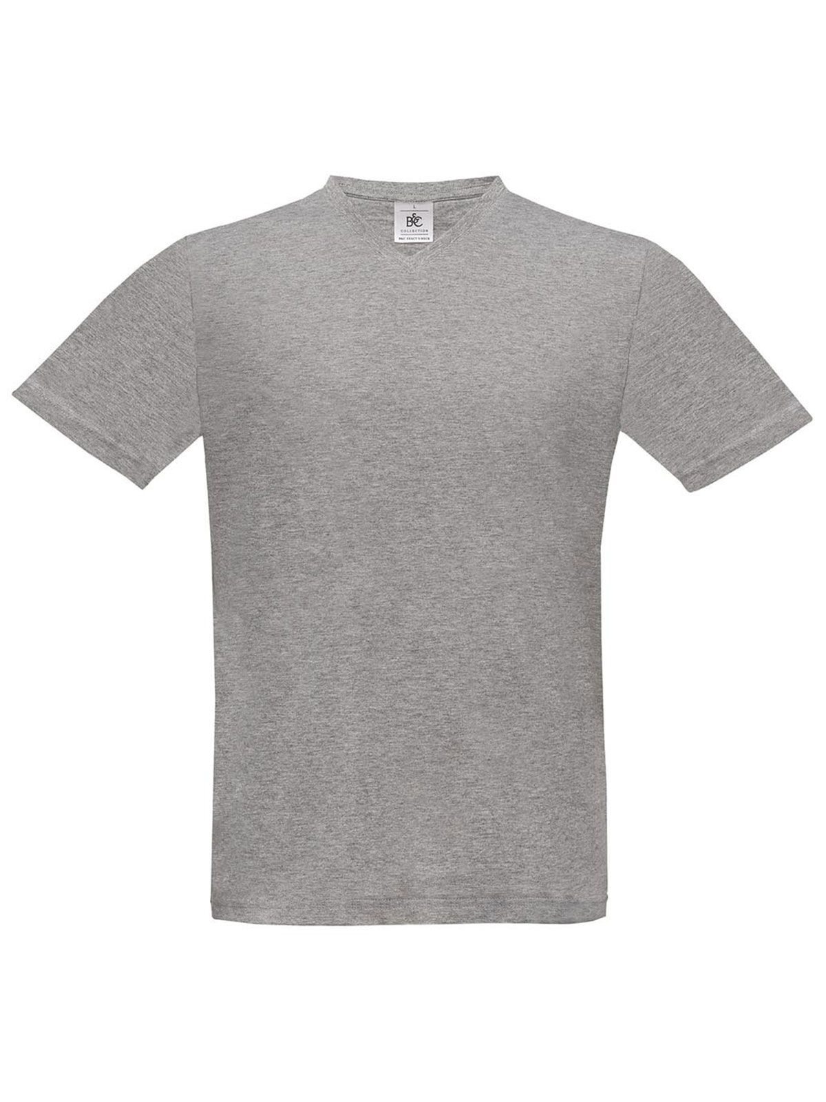 Camiseta com decote em V exata - SG620 - Cinza Esportivo