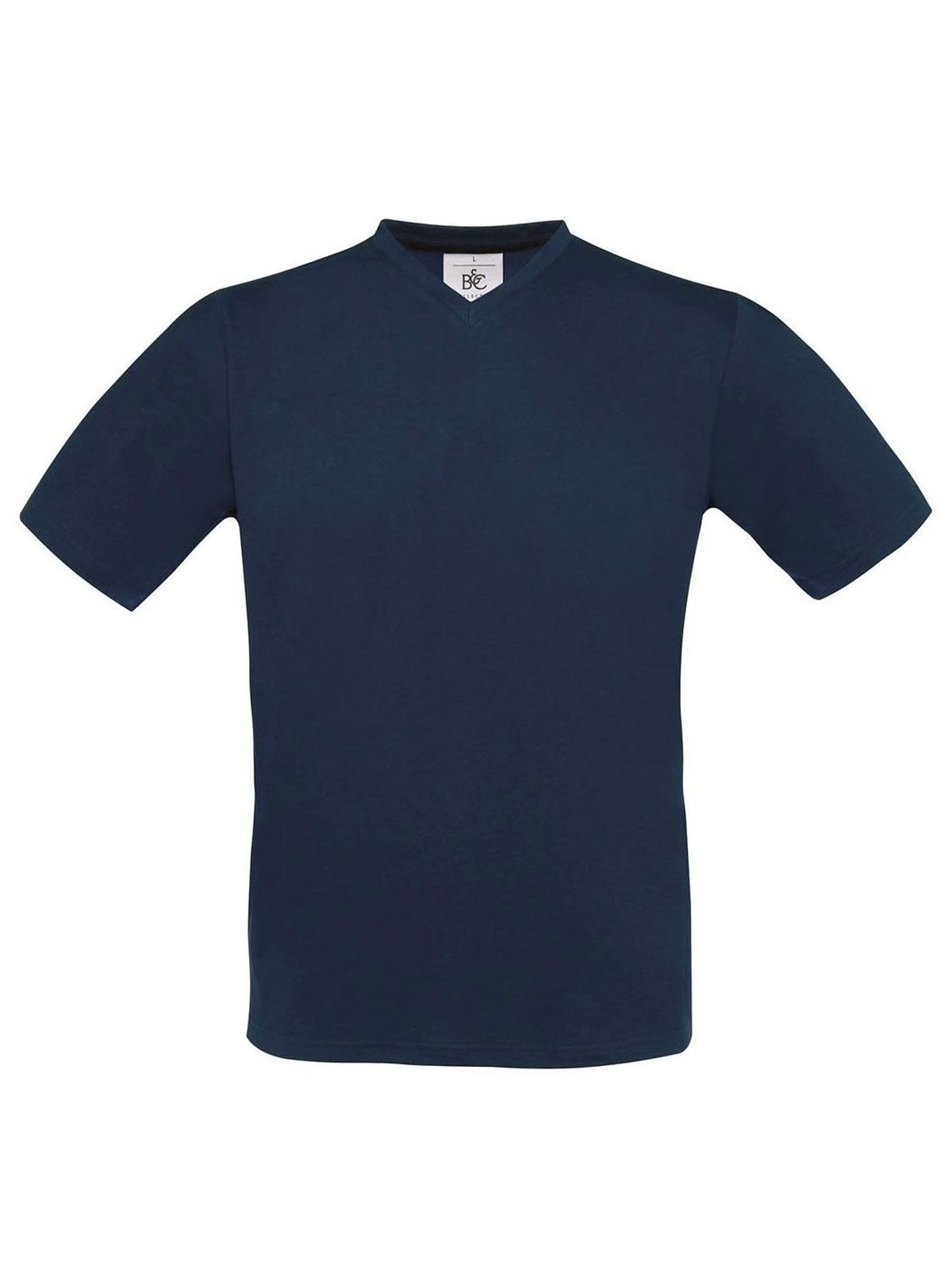 Camiseta com decote em V exata - NA003 - Marinha