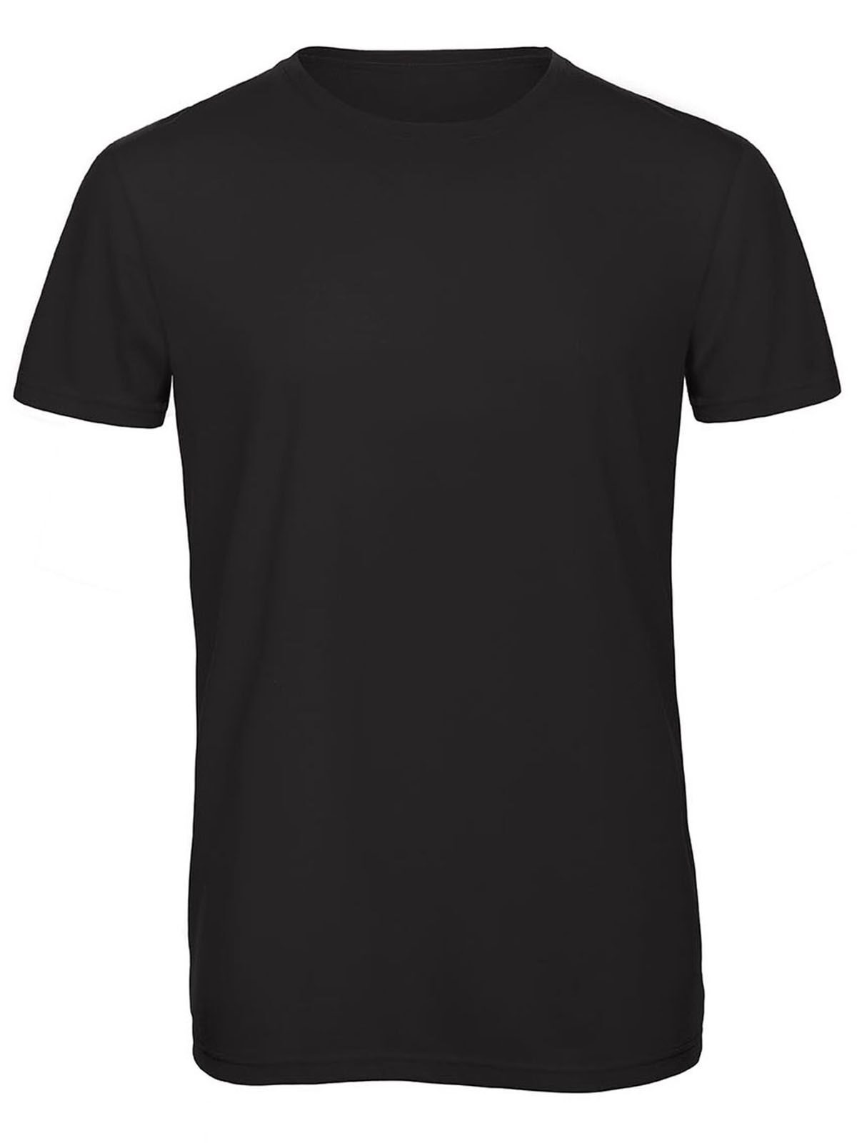 Camiseta masculina Triblend - BL002 - Preto