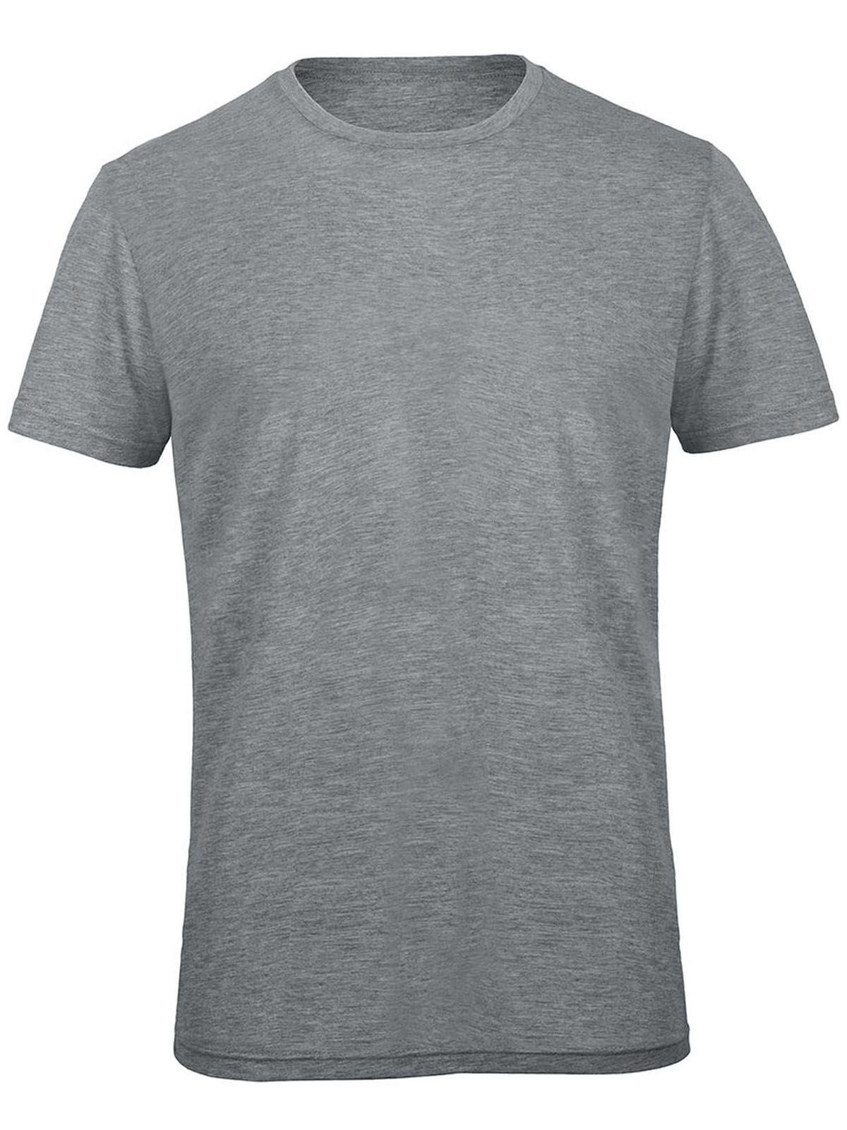 Camiseta masculina Triblend - HL613 - Cinza Claro Heather